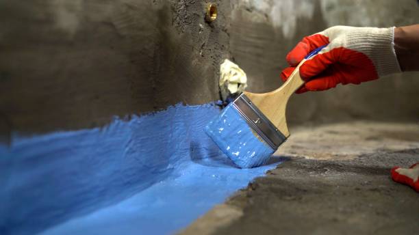 Commercial Exterior Waterproofing project at a Galena, IL business property by SJ Waterproofing Pros